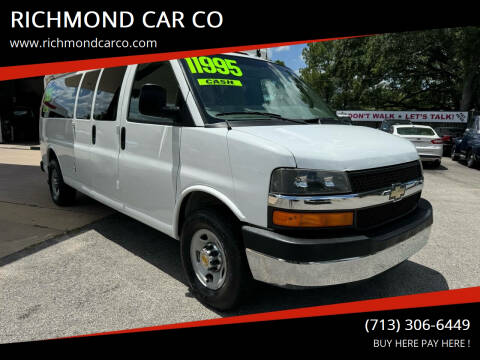 2014 Chevrolet Express for sale at RICHMOND CAR CO in Richmond TX