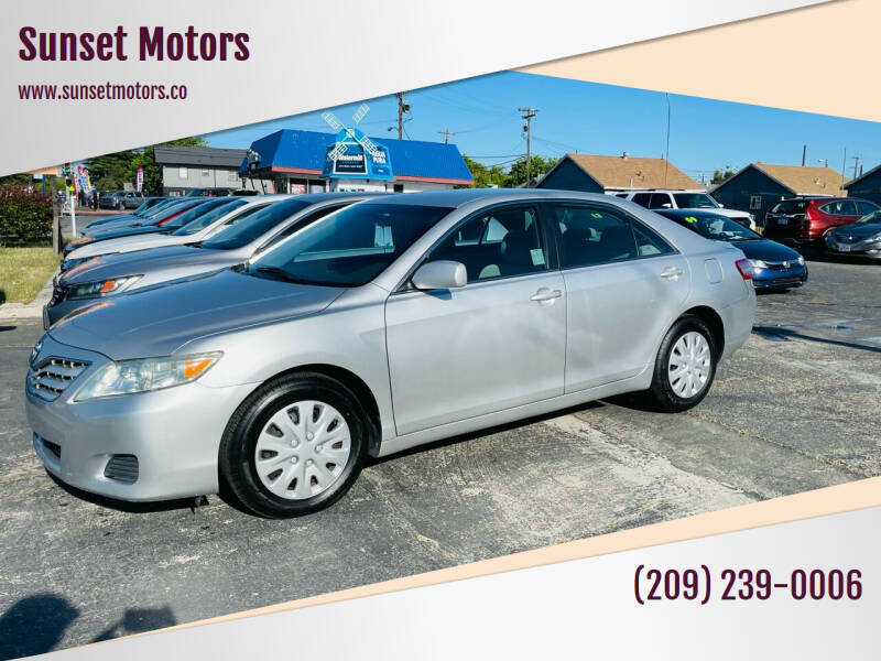 2011 Toyota Camry for sale at Sunset Motors in Manteca CA