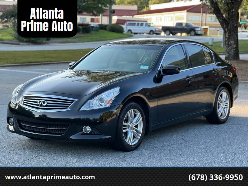 2013 Infiniti G37 Sedan for sale at Atlanta Prime Auto in Lilburn GA