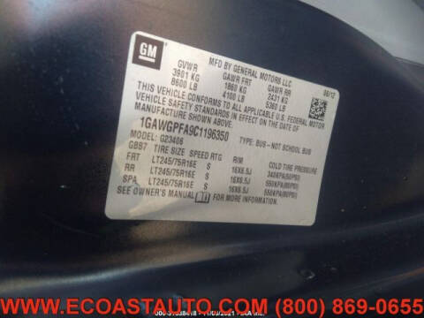 2012 Chevrolet Express LS 2500