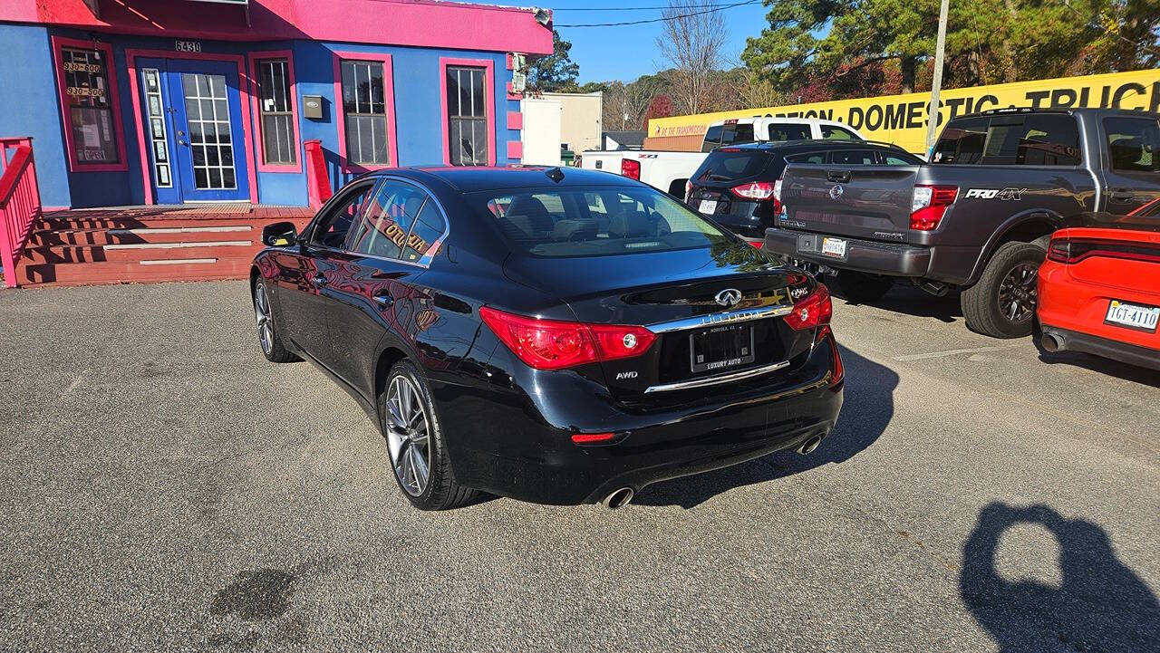 2014 INFINITI Q50 for sale at Luxury Auto Sales, Inc in Norfolk, VA