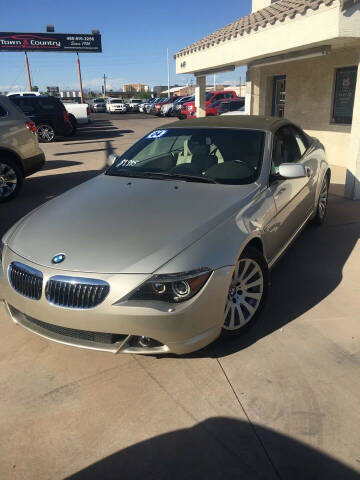2004 BMW 6 Series for sale at Town and Country Motors in Mesa AZ