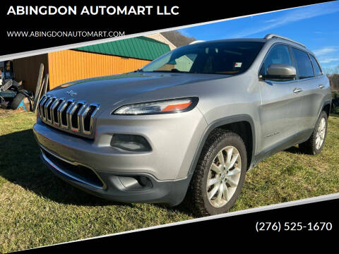 2015 Jeep Cherokee for sale at ABINGDON AUTOMART LLC in Abingdon VA
