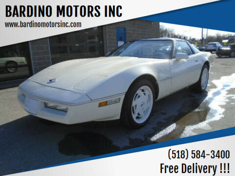 1988 Chevrolet Corvette for sale at BARDINO MOTORS INC in Saratoga Springs NY