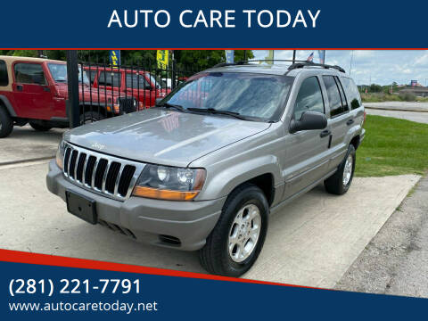 2000 Jeep Grand Cherokee for sale at AUTO CARE TODAY in Spring TX