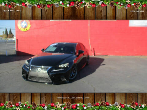 2014 Lexus IS 350 for sale at Quick Auto Sales in Ceres CA