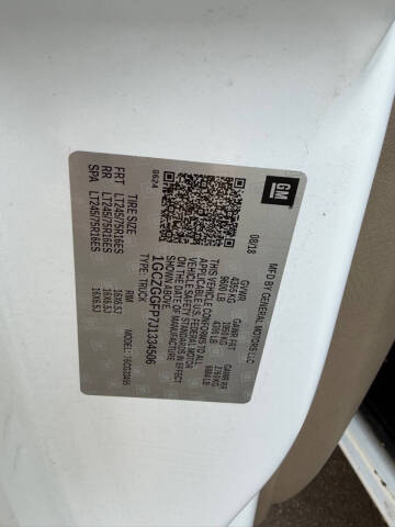 2018 Chevrolet Express 3500