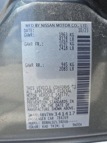 2024 Nissan Altima 2.5 S