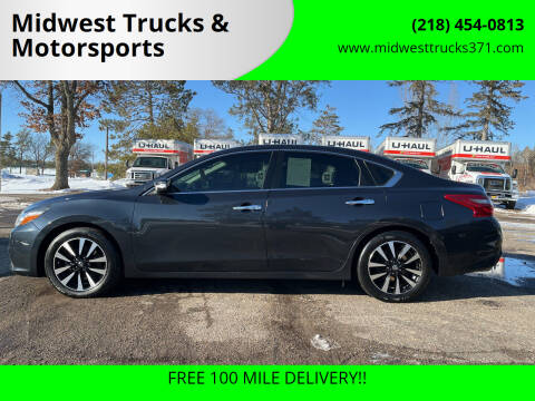 2018 Nissan Altima for sale at Midwest Trucks & Motorsports in Merrifield MN