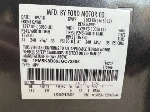 2018 Ford Explorer XLT