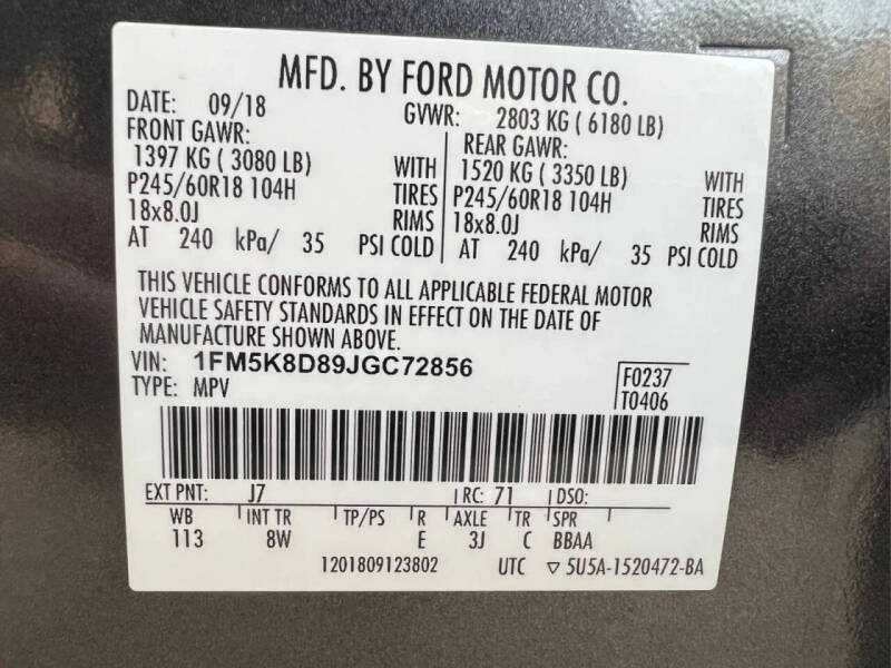 2018 Ford Explorer XLT