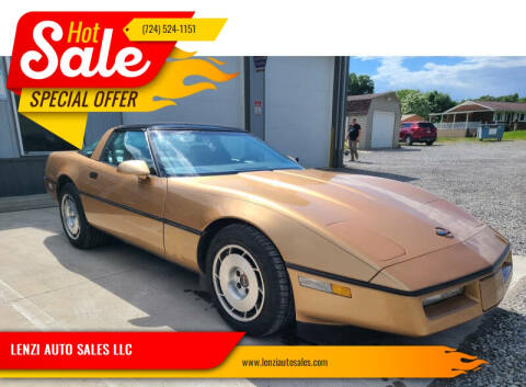 1985 Chevrolet Corvette for sale at LENZI AUTO SALES LLC in Sarver PA