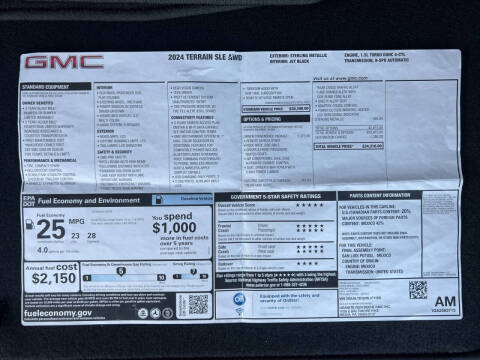 2024 GMC Terrain SLE
