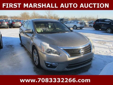 2015 Nissan Altima for sale at First Marshall Auto Auction in Harvey IL