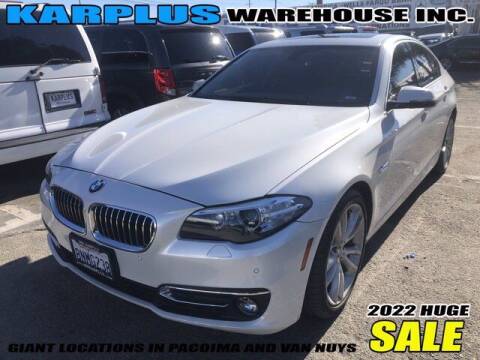 2014 BMW 5 Series for sale at Karplus Warehouse in Pacoima CA