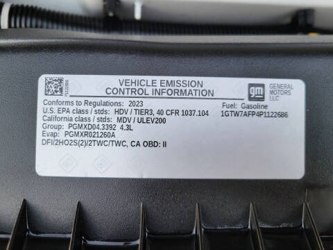 2023 GMC Savana 2500