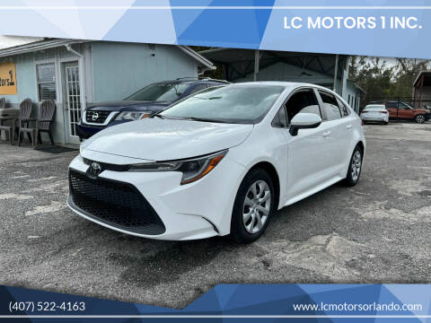 2020 Toyota Corolla for sale at LC Motors 1 Inc. in Orlando FL