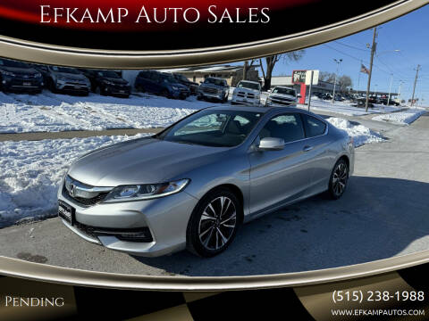 2017 Honda Accord for sale at Efkamp Auto Sales in Des Moines IA