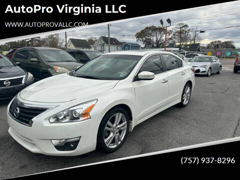 2013 Nissan Altima for sale at AutoPro Virginia LLC in Virginia Beach VA