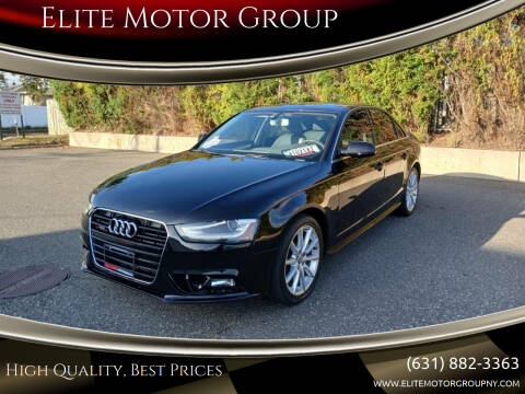 2016 Audi A4 for sale at Elite Motor Group in Lindenhurst NY