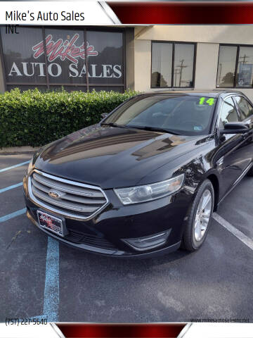 2014 Ford Taurus for sale at Mike's Auto Sales INC in Chesapeake VA