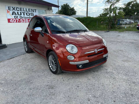 2013 FIAT 500c for sale at Excellent Autos of Orlando in Orlando FL