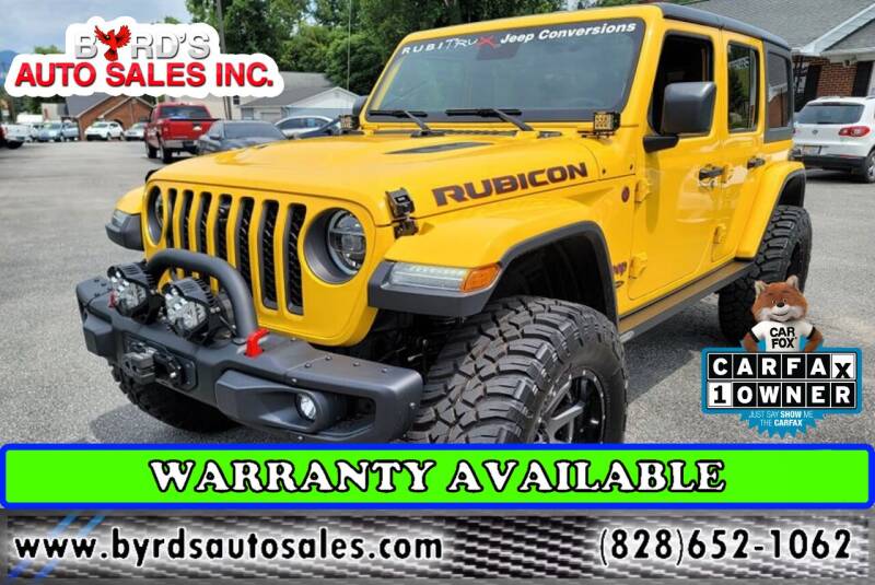 2021 Jeep Wrangler Unlimited for sale at Byrds Auto Sales in Marion NC