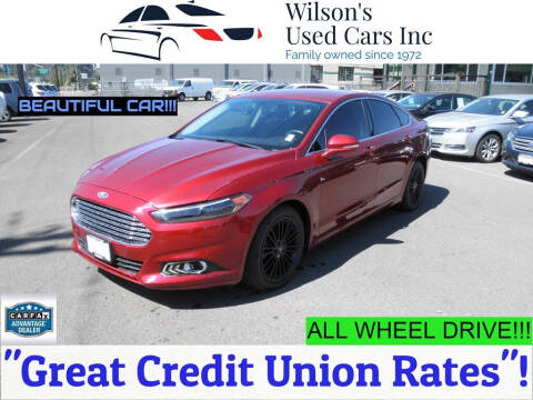 2016 Ford Fusion for sale at Wilson's Used Cars Inc in Eugene OR