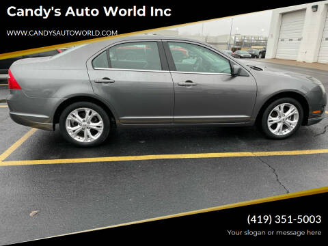 2012 Ford Fusion for sale at Candy's Auto World Inc in Toledo OH