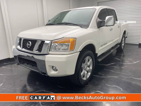 2012 Nissan Titan for sale at Becks Auto Group in Mason OH