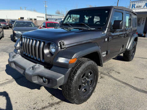 2018 Jeep Wrangler Unlimited for sale at RABI AUTO SALES LLC in Garden City ID