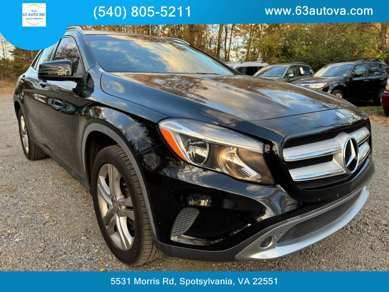 2015 Mercedes-Benz GLA for sale at 63 Auto Inc in Spotsylvania, VA