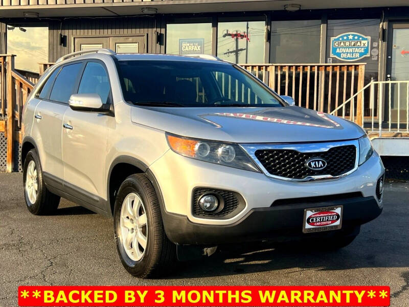 2012 Kia Sorento for sale at CERTIFIED CAR CENTER in Fairfax VA