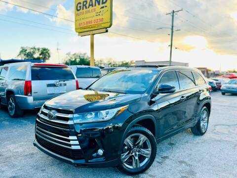 2017 Toyota Highlander for sale at Grand Auto Sales in Tampa FL