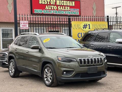 2019 Jeep Cherokee for sale at Best of Michigan Auto Sales in Detroit MI