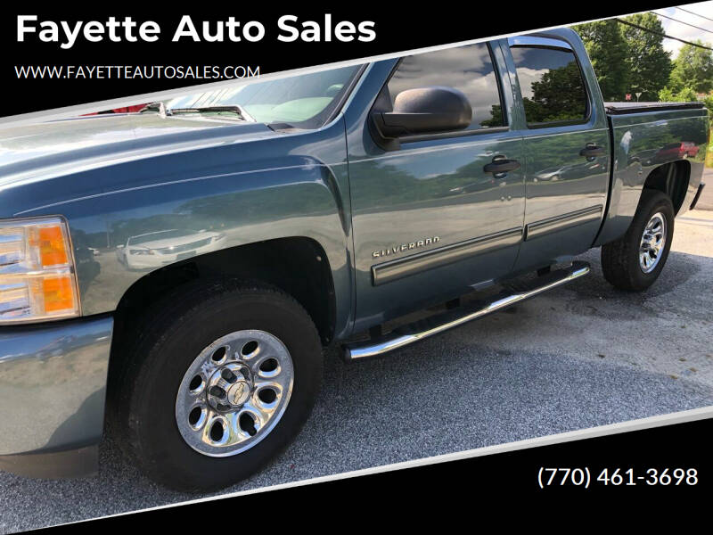 2010 Chevrolet Silverado 1500 for sale at Fayette Auto Sales in Fayetteville GA