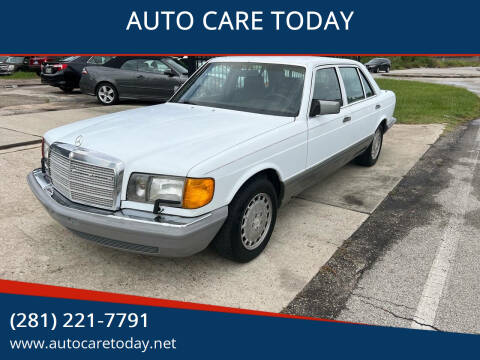 1986 Mercedes-Benz 300-Class for sale at AUTO CARE TODAY in Spring TX