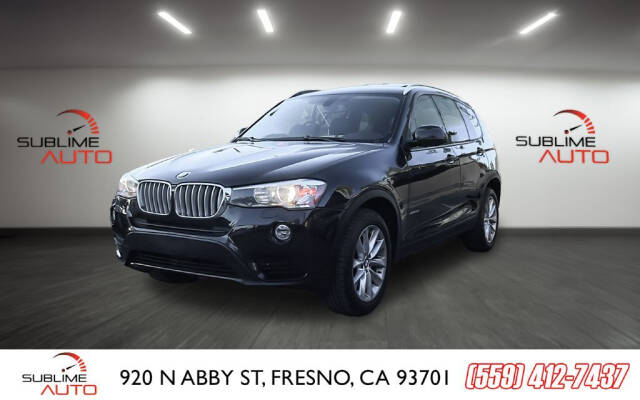 2015 BMW X3 for sale at SUBLIME AUTO in Fresno, CA