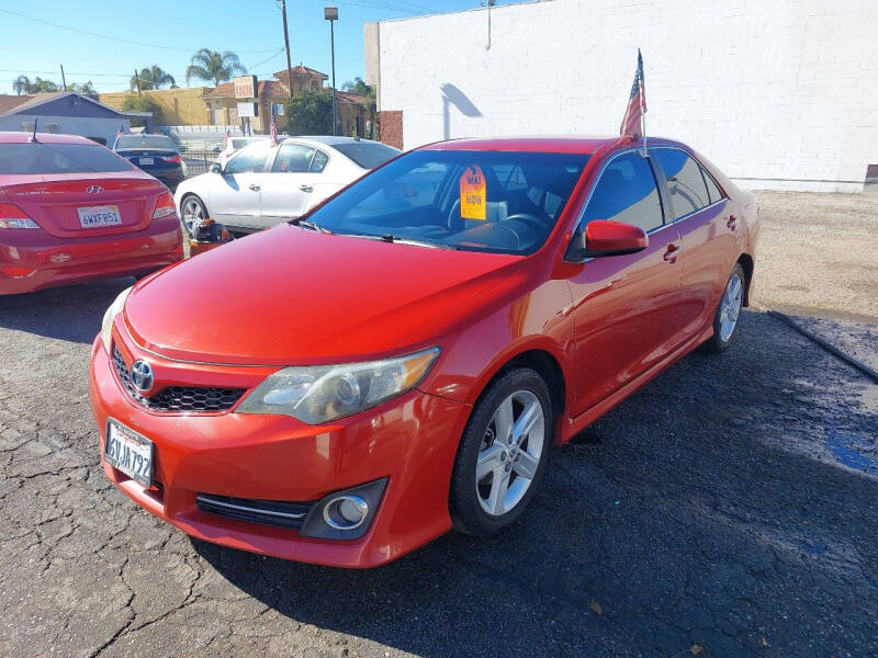 2012 Toyota Camry for sale at Alpha 1 Automotive Group in Hemet CA