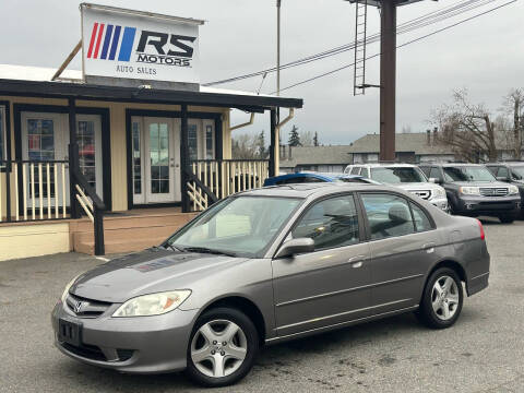 2005 Honda Civic for sale at RS Motors in Lynnwood WA