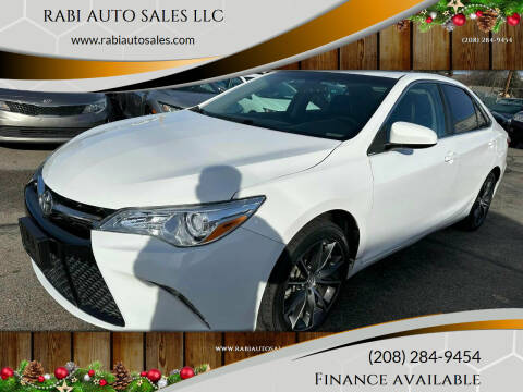 2015 Toyota Camry for sale at RABI AUTO SALES LLC in Garden City ID