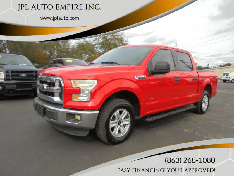 2016 Ford F-150 for sale at JPL AUTO EMPIRE INC. in Lake Alfred FL