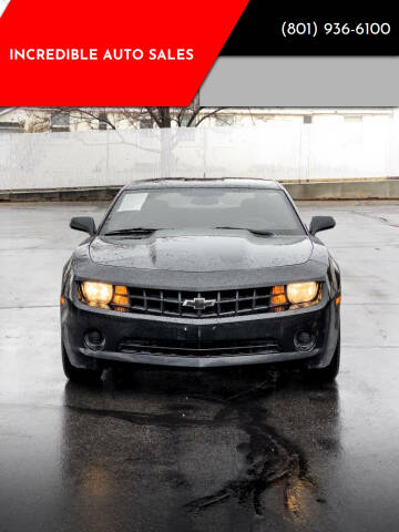2013 Chevrolet Camaro for sale at INCREDIBLE AUTO SALES in Bountiful UT