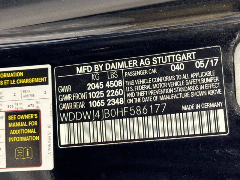 2017 Mercedes-Benz C-Class C 300