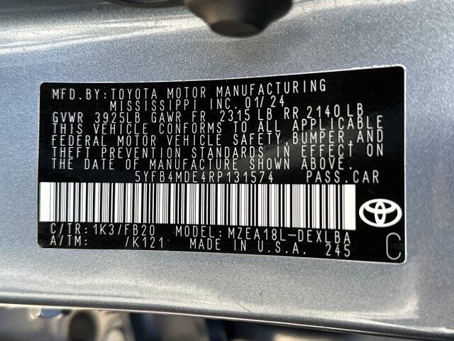 2024 Toyota Corolla LE