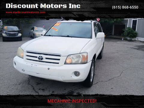 2006 Toyota Highlander for sale at Discount Motors Inc in Madison TN