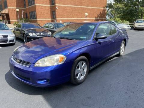 2006 Chevrolet Monte Carlo for sale at Premier Automotive Group in Pittsburgh PA