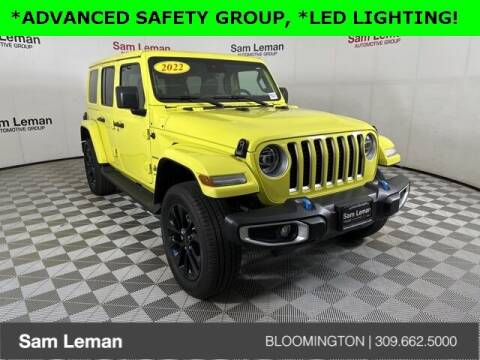 2022 Jeep Wrangler Unlimited for sale at Sam Leman CDJR Bloomington in Bloomington IL