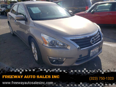 2013 Nissan Altima for sale at FREEWAY AUTO SALES INC in Los Angeles CA