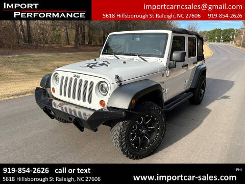 2013 Jeep Wrangler Unlimited for sale at Import Performance Sales in Raleigh NC